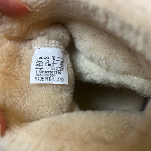 Ecco Ukiuk 2.0 Volluto Leather Shearling Casual Winter Cold Weather Boot Shoes - Picture 11 of 12